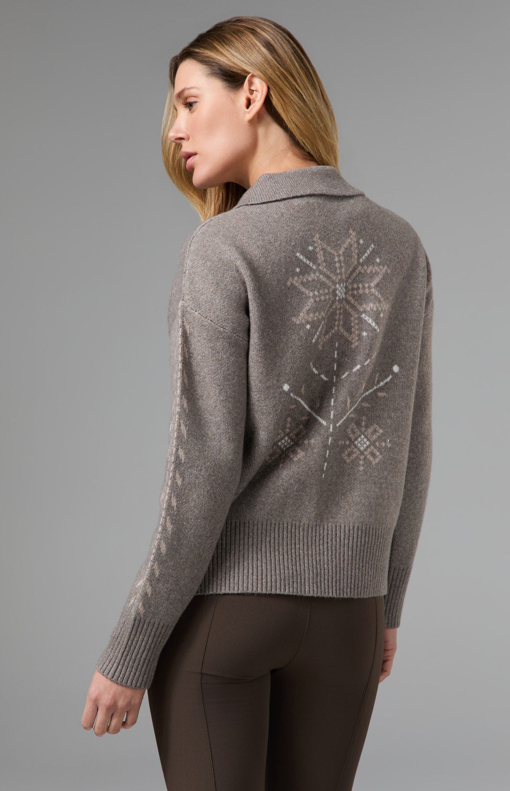 Alp N Rock Cheyenne Cardigan, light brown button down cardigan for women