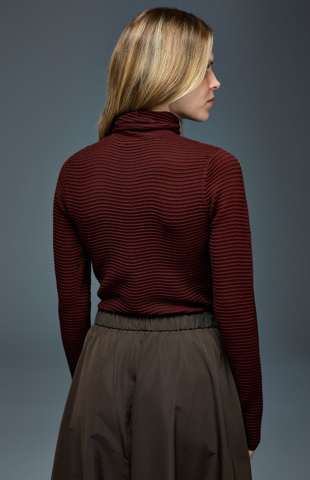 Enya Turtleneck Sweater, Russet | Alp N Rock Alp N Rock Womens Sweater Enya Turtleneck Sweater | Russet