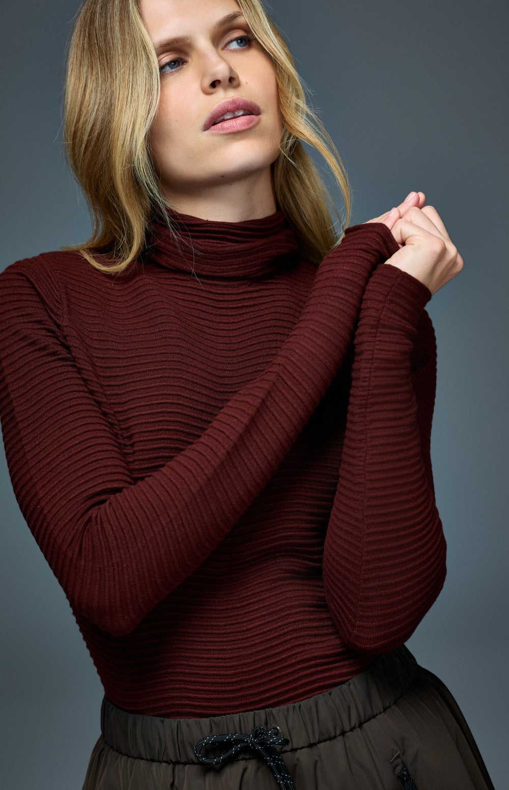 Enya Turtleneck Sweater, Russet | Alp N Rock Alp N Rock Womens Sweater Enya Turtleneck Sweater | Russet