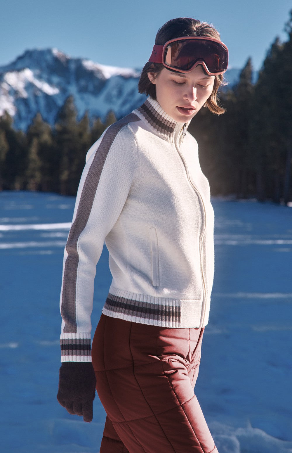 Lynne Zip Sweater Jacket, Ivory | Alp N Rock Alp N Rock Womens Sweater Lynne Zip Sweater Jacket | Ivory
