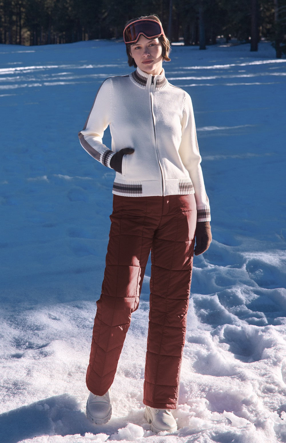 Lynne Zip Sweater Jacket, Ivory | Alp N Rock Alp N Rock Womens Sweater Lynne Zip Sweater Jacket | Ivory