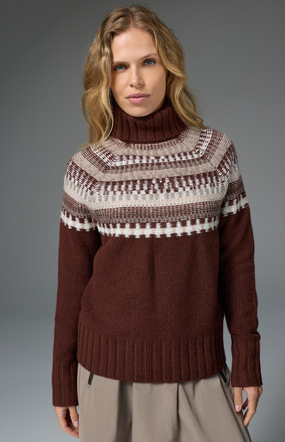 Marla Turtleneck Sweater, Russet | Alp N Rock Alp N Rock Womens Sweater Marla Turtleneck Sweater | Russet