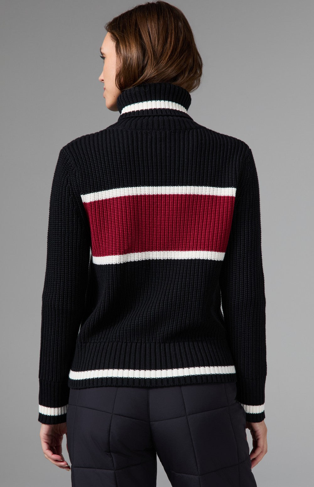 Romi Stripe Sweater, Black | Alp N Rock Alp N Rock Womens Sweater Romi Stripe Sweater | Black