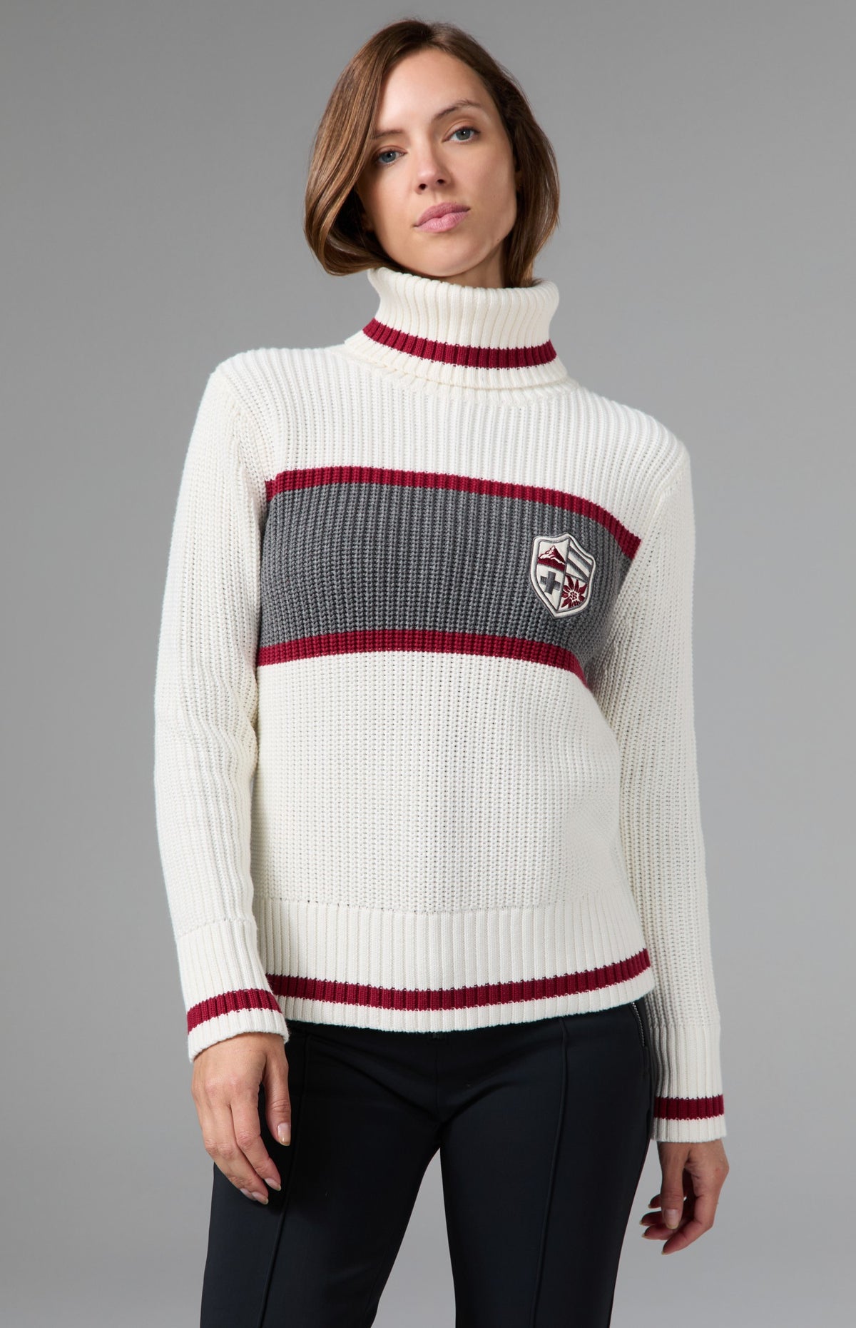 Romi Stripe Sweater, Ivory | Alp N Rock Alp N Rock Womens Sweater Romi Stripe Sweater | Ivory
