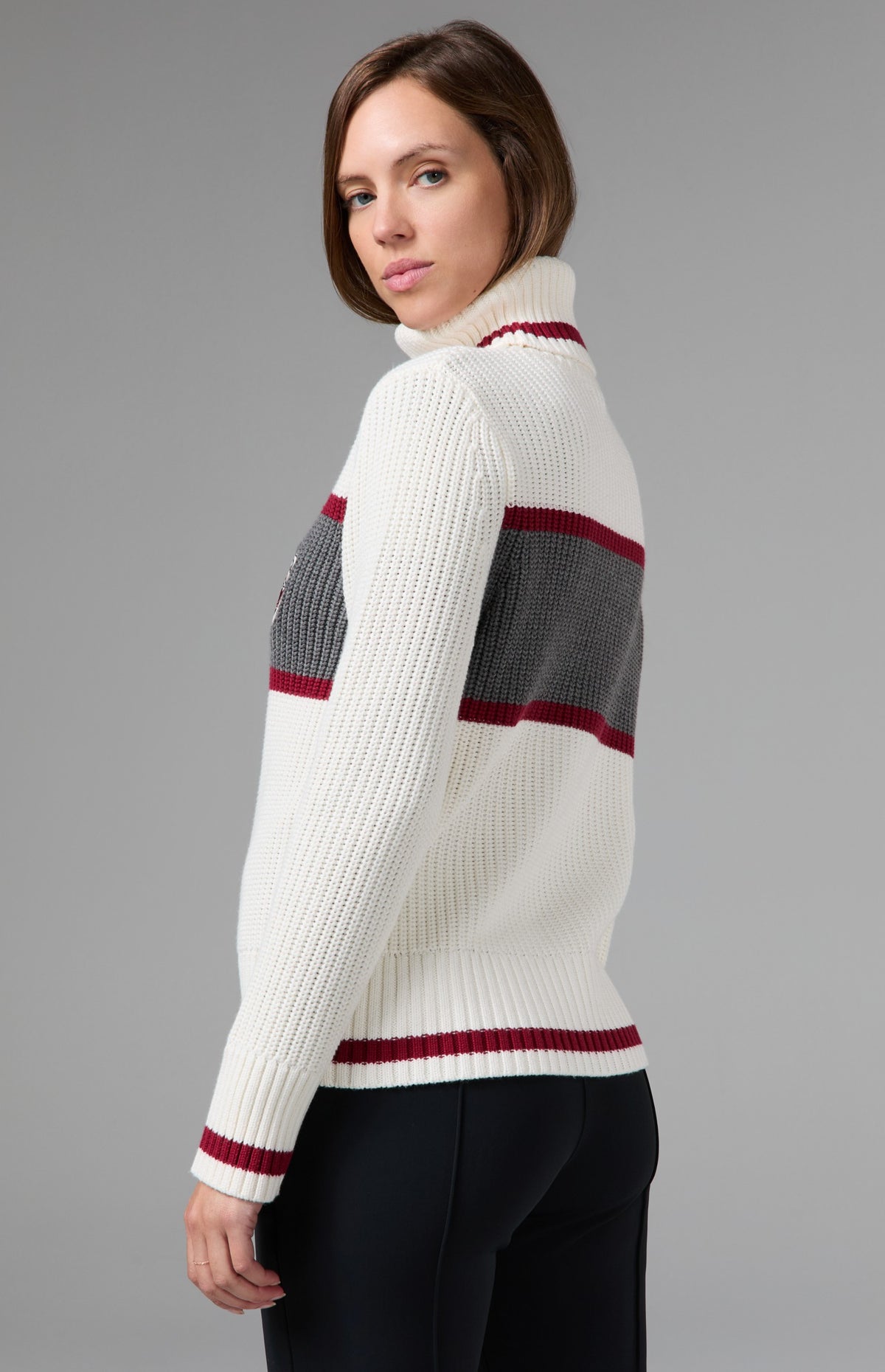 Romi Stripe Sweater, Ivory | Alp N Rock Alp N Rock Womens Sweater Romi Stripe Sweater | Ivory