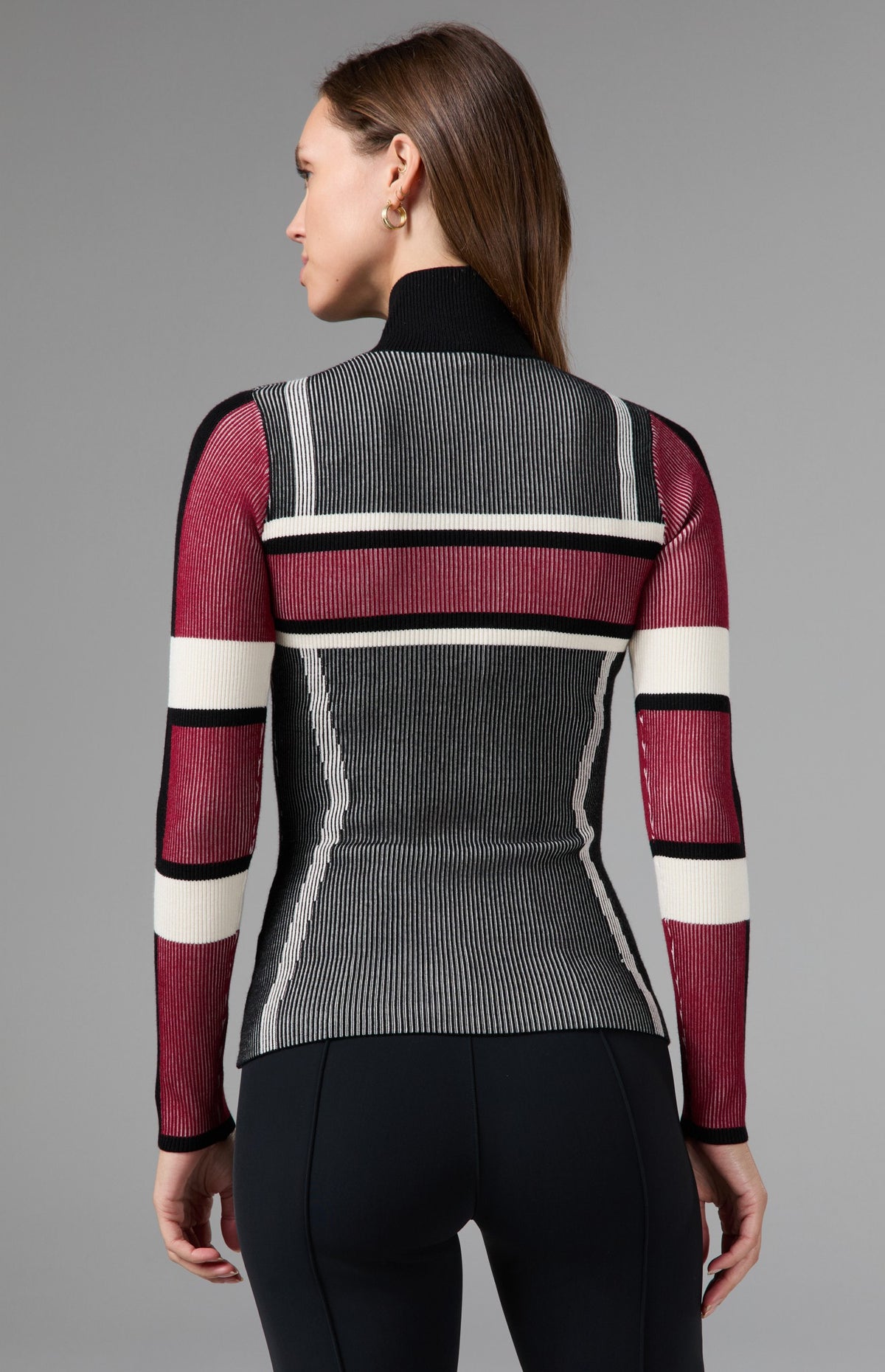 Syliva 1/4 Zip Ski Sweater, Black | Alp N Rock Alp N Rock Womens Sweater Sylvia 1/4 Zip Ski Sweater | Black