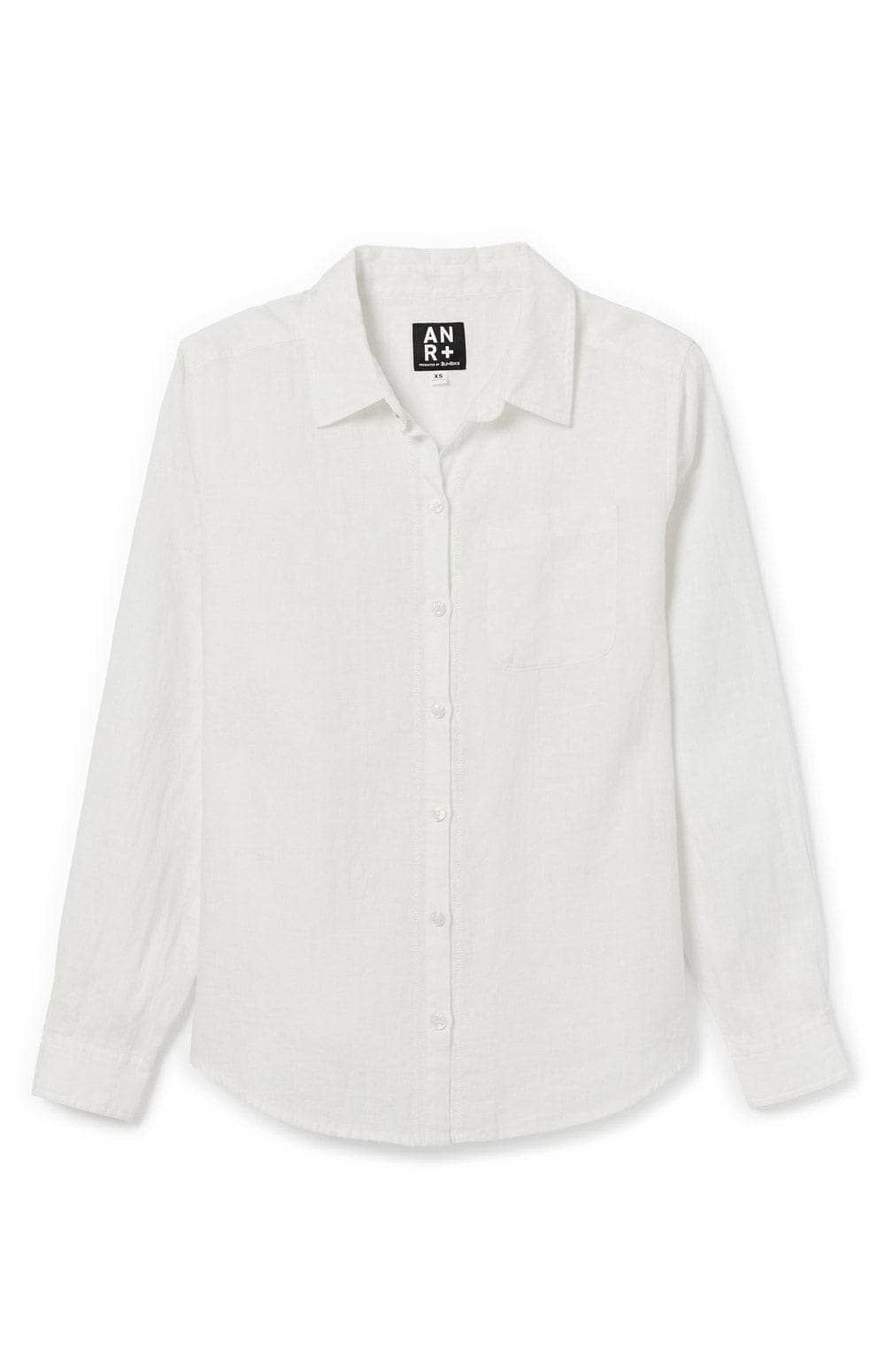 Andie Button Down by Alp N Rock, Women's White Long Sleeve Button Down