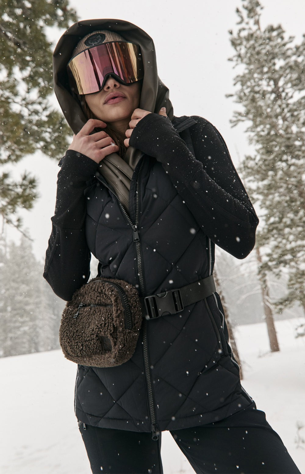 Davos I Long Vest, Black | Alp N Rock | Women's Vest Alp N Rock Womens Vest Davos III Long Vest | Black