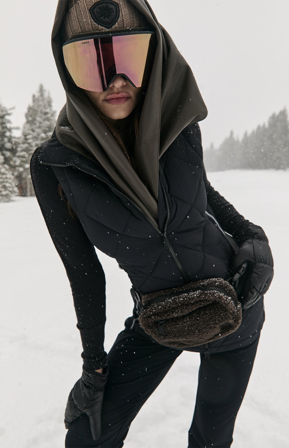 Davos I Long Vest, Black Alp N Rock Women's Vest