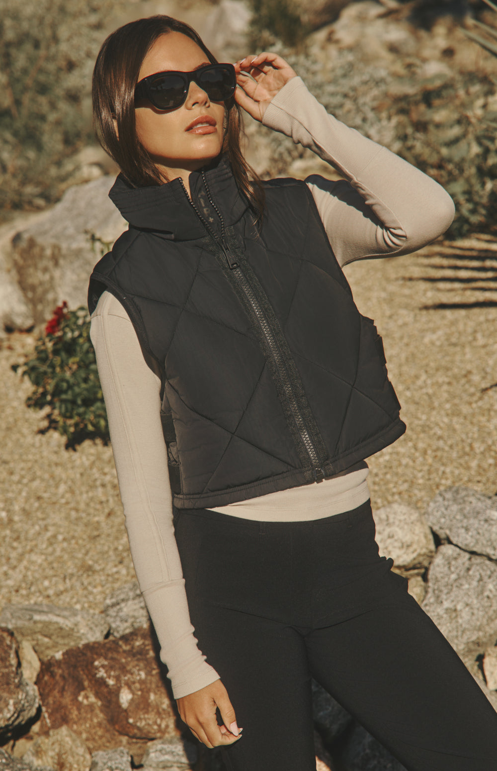 La Vitesse Cropped Vest, Black | Alp N Rock | Women's Vest Alp N Rock Womens Vest La Vitesse II Cropped Vest | Black