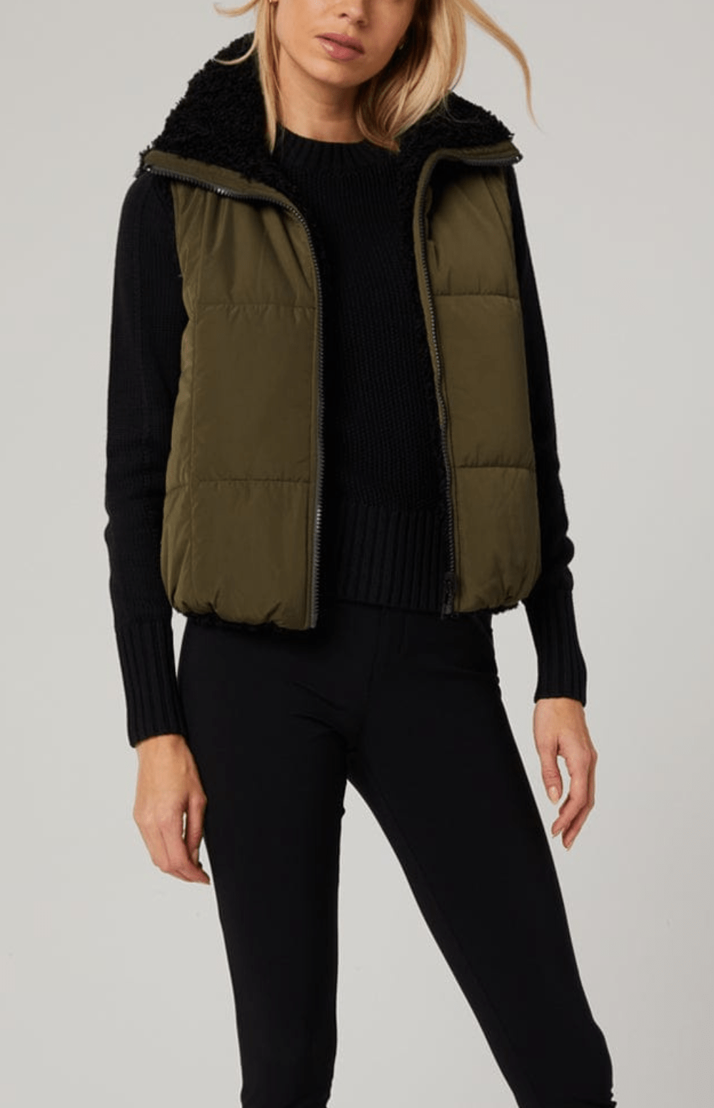 Sonja Reversible Vest, Dark Moss | Alp N Rock | Women's Vest Alp N Rock Womens Vest Sonja Reversible Vest | Dark Moss - Preloved