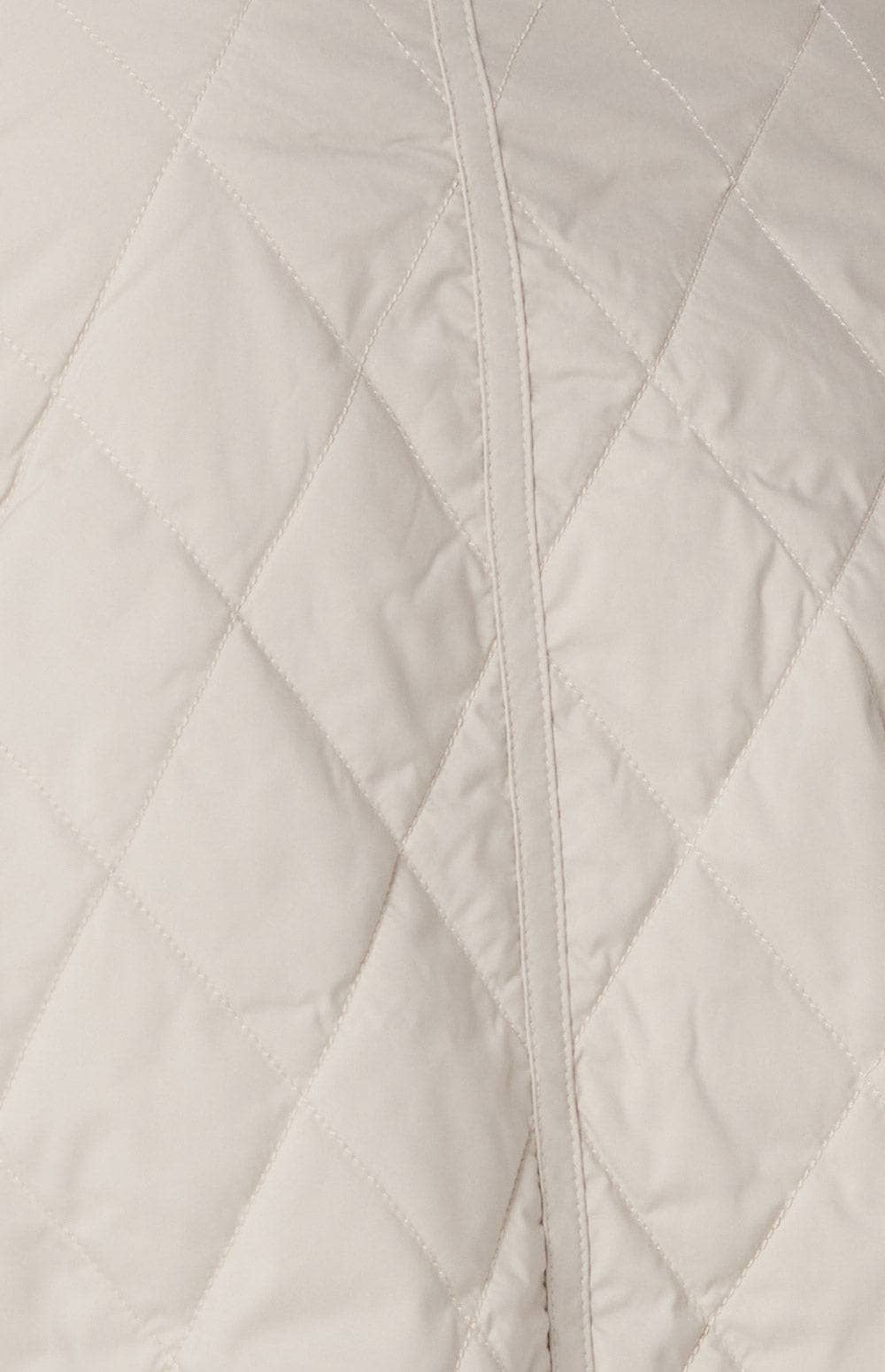 Kaden Crop Jacket by Alp N Rock, Women's Light Grey Quilted Lightweight Jacket