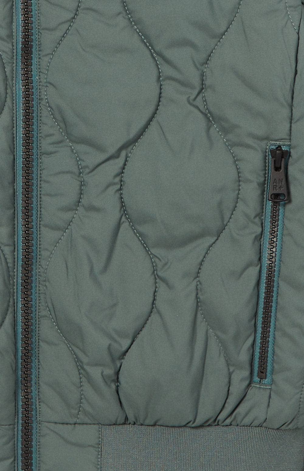 Metro Bomber Jacket by Alp N Rock, Women's Green Quilted Bomber Jacket