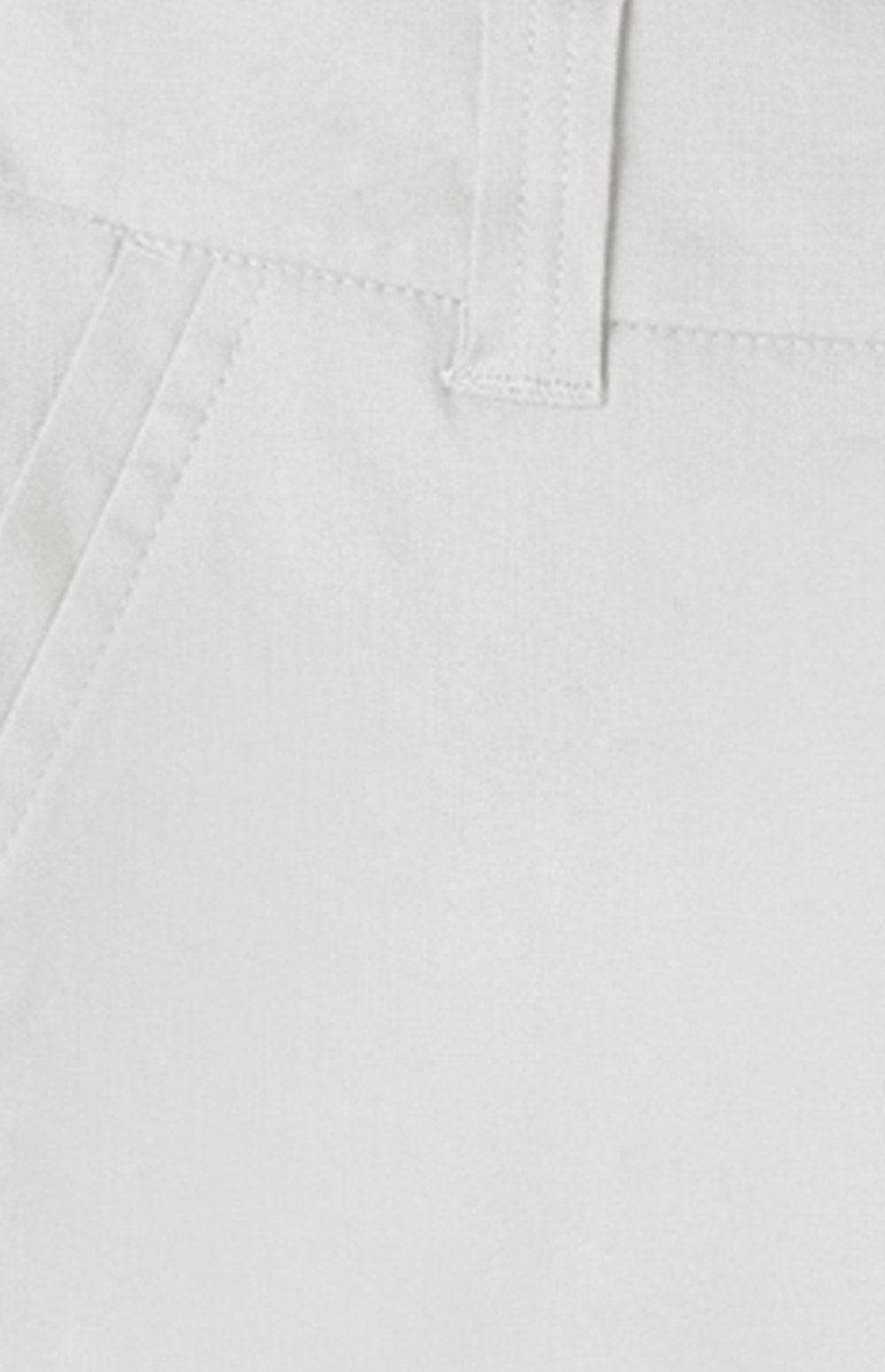Molly Short by Alp N Rock, Women's White Linen Shorts with Slant Pockets