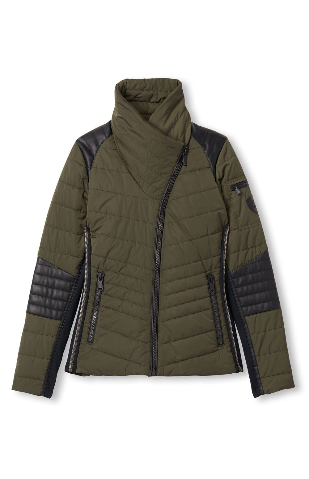 Alp N Rock Womens Jacket Machina Moto Jacket | Olive