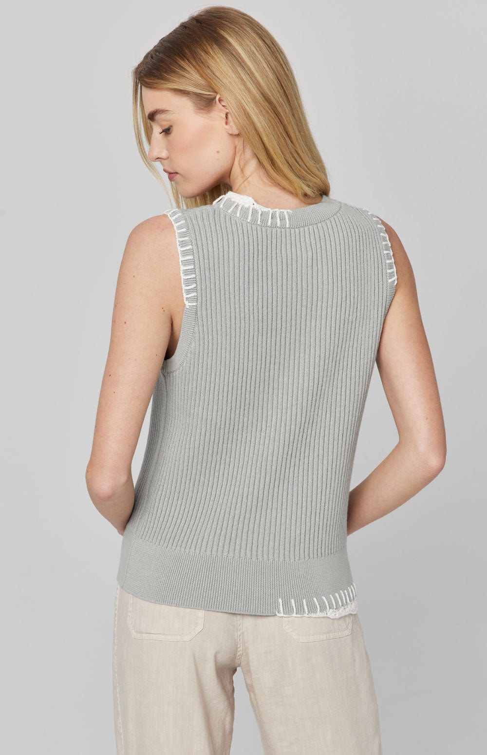 Alp-n-Rock Womens Sleeveless Shirt Taylor Knit Tank | Italian Sage