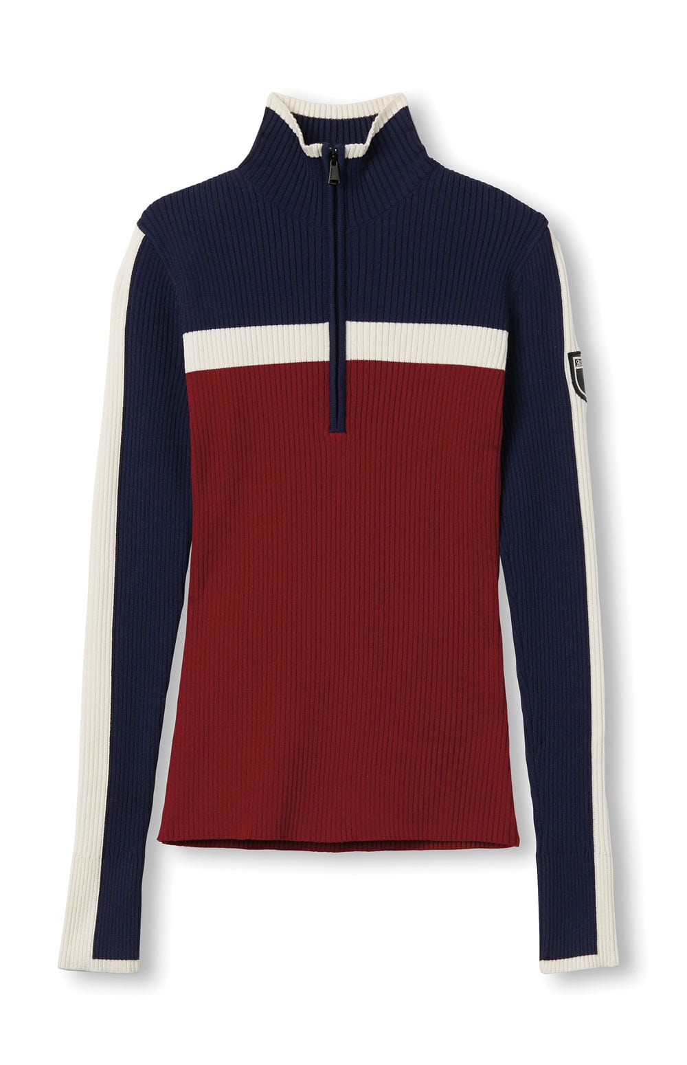 Alp N Rock Womens Sweater Ali Half-Zip Sweater | Deep Red