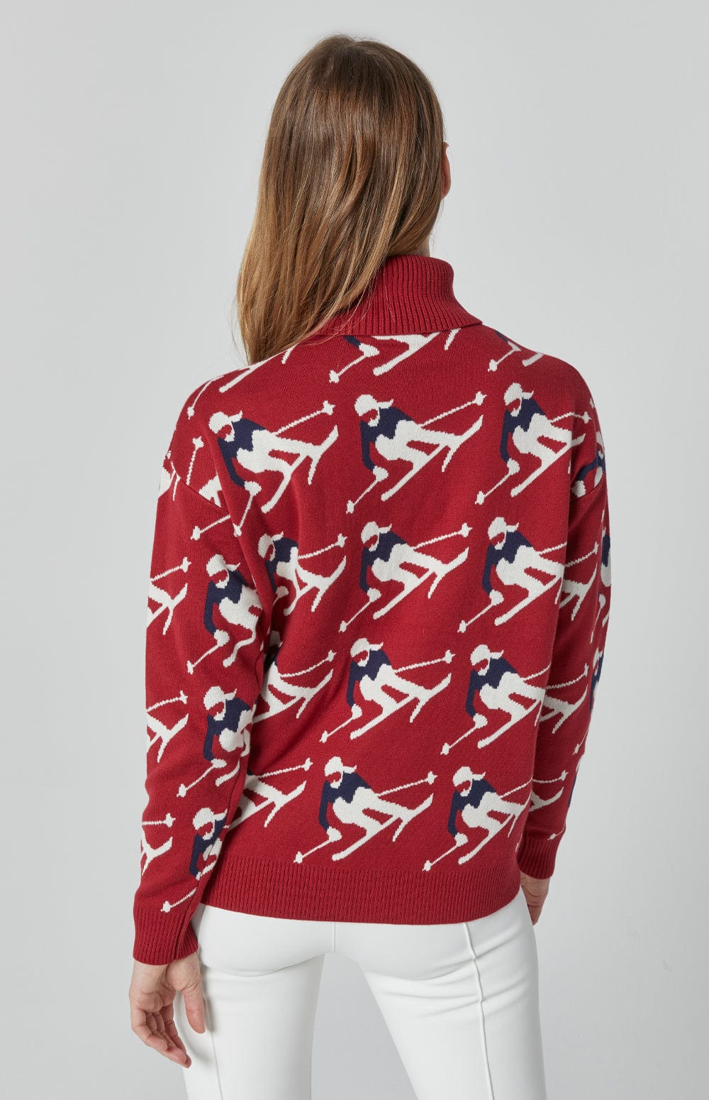 Alp N Rock Womens Sweater Desi Sweater | Deep Red