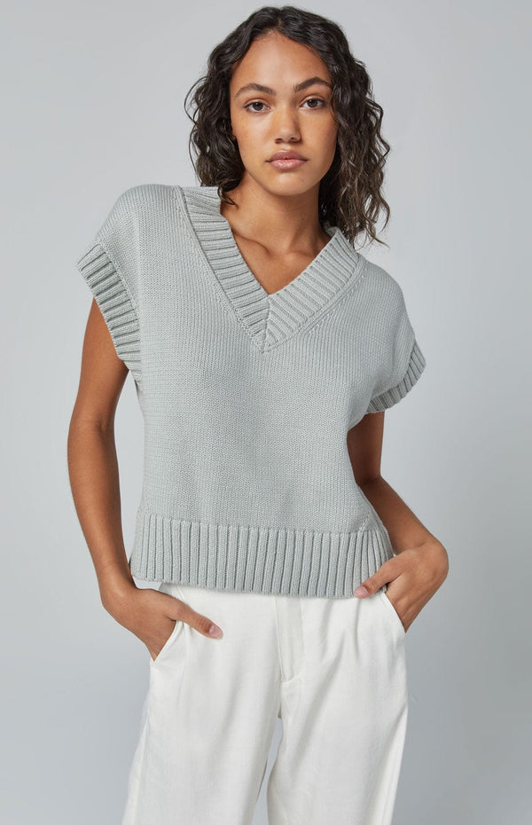 Alp-n-Rock Womens Sweater Patrice II V-Neck Sweater Vest | Italian Sage