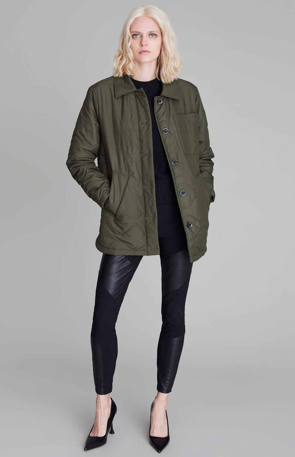 ANR Womens Jacket Ginger Shirt Jacket | Olive