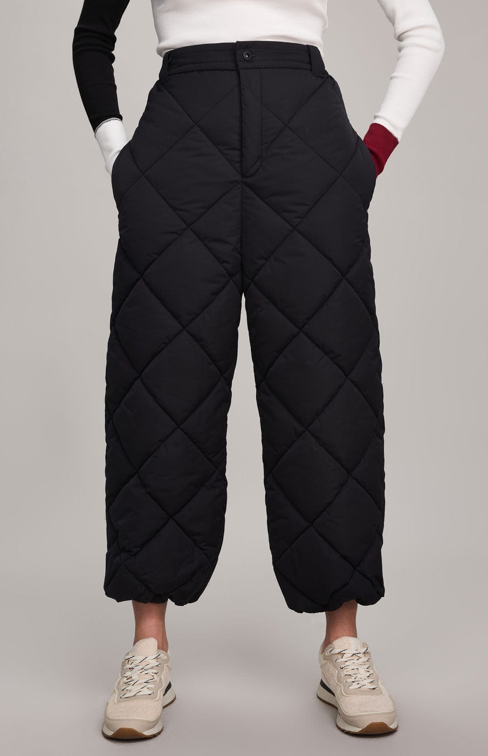 ANR Womens Pant Mika Quilted Pant | Black