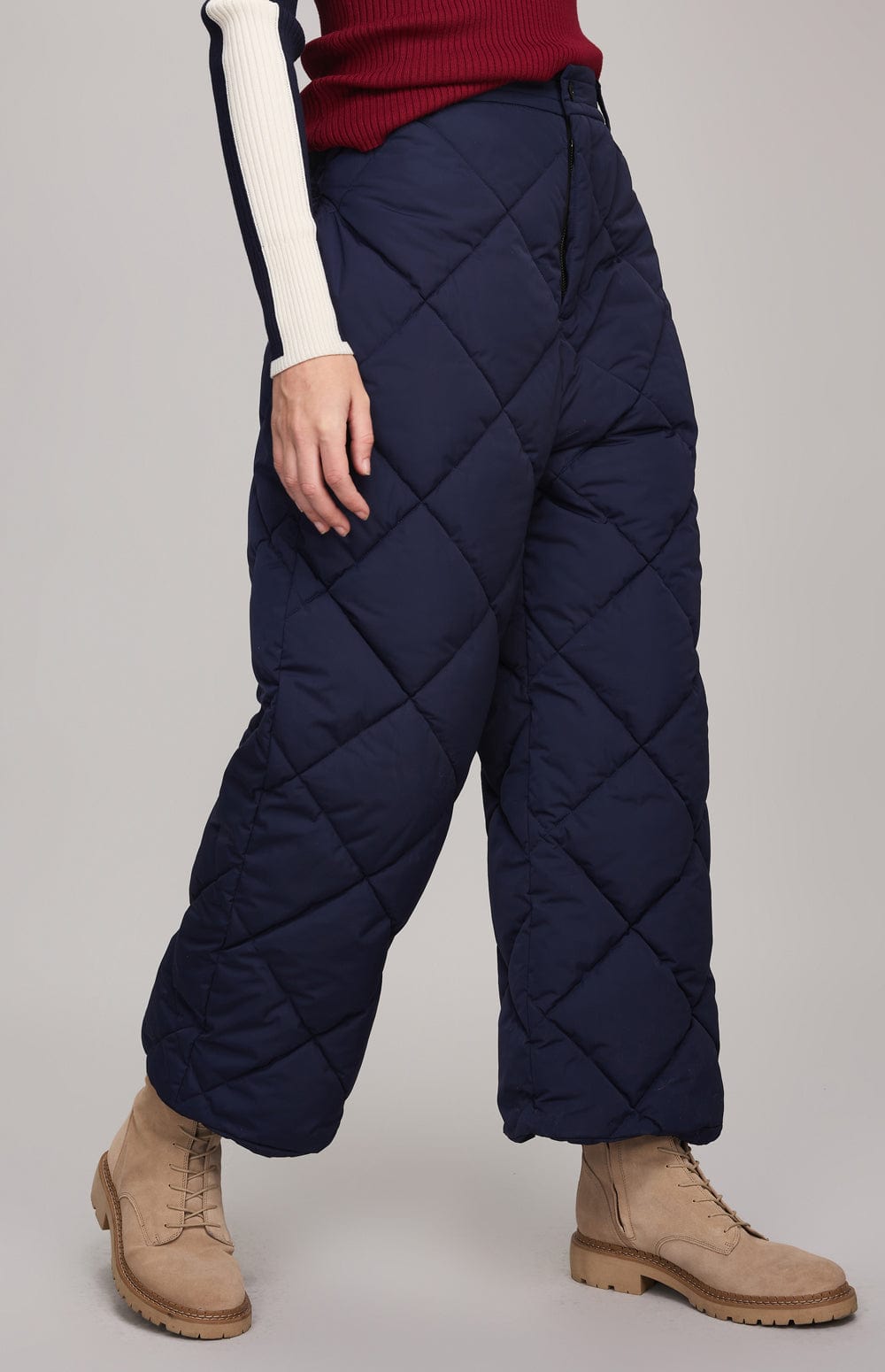 ANR Womens Pant Mika Quilted Pant | Navy