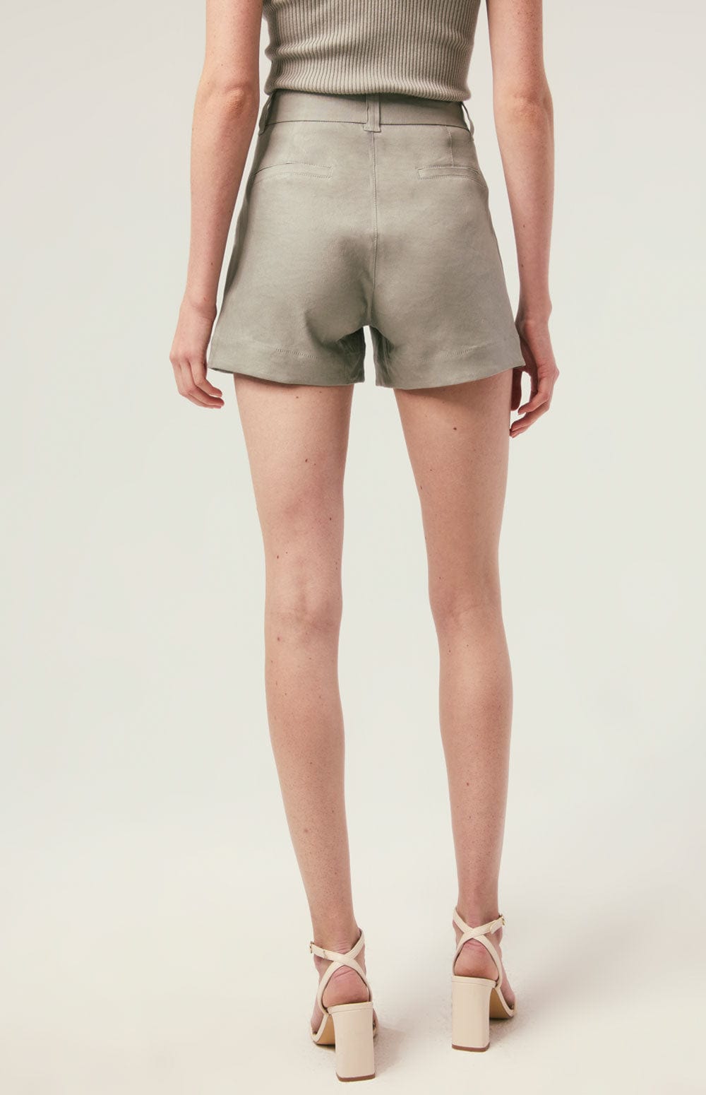 Molly Tailored Short by Alp N Rock, Women's Light Green High Waisted Short