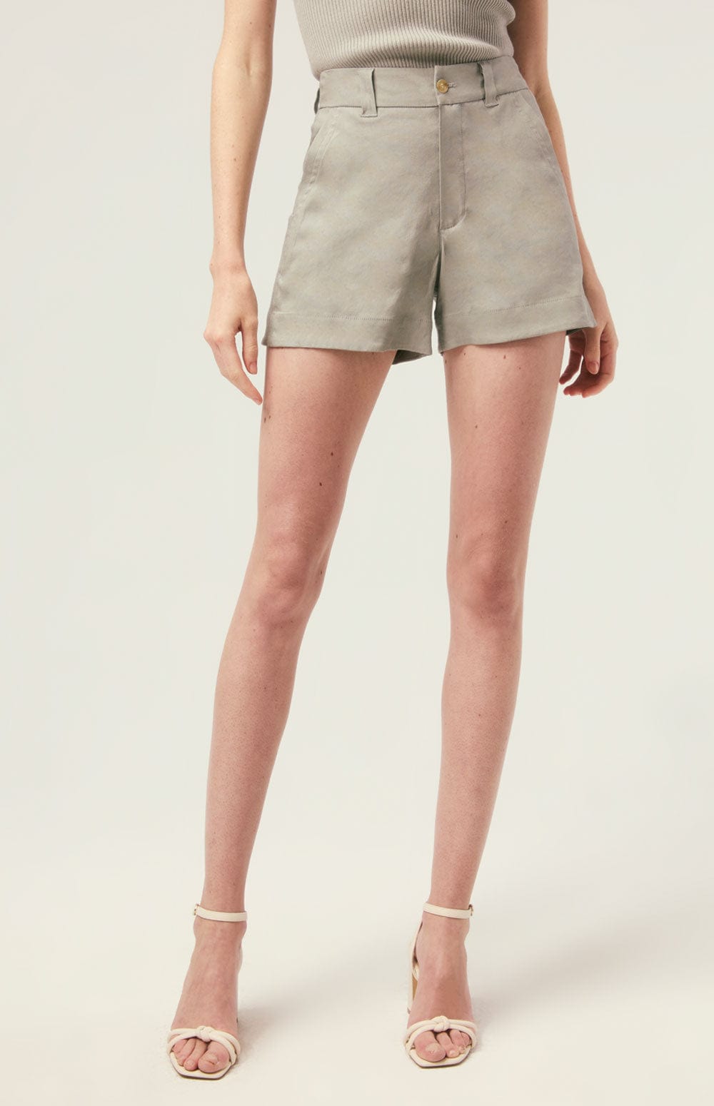 Molly Tailored Short by Alp N Rock, Women's Light Green High Waisted Short