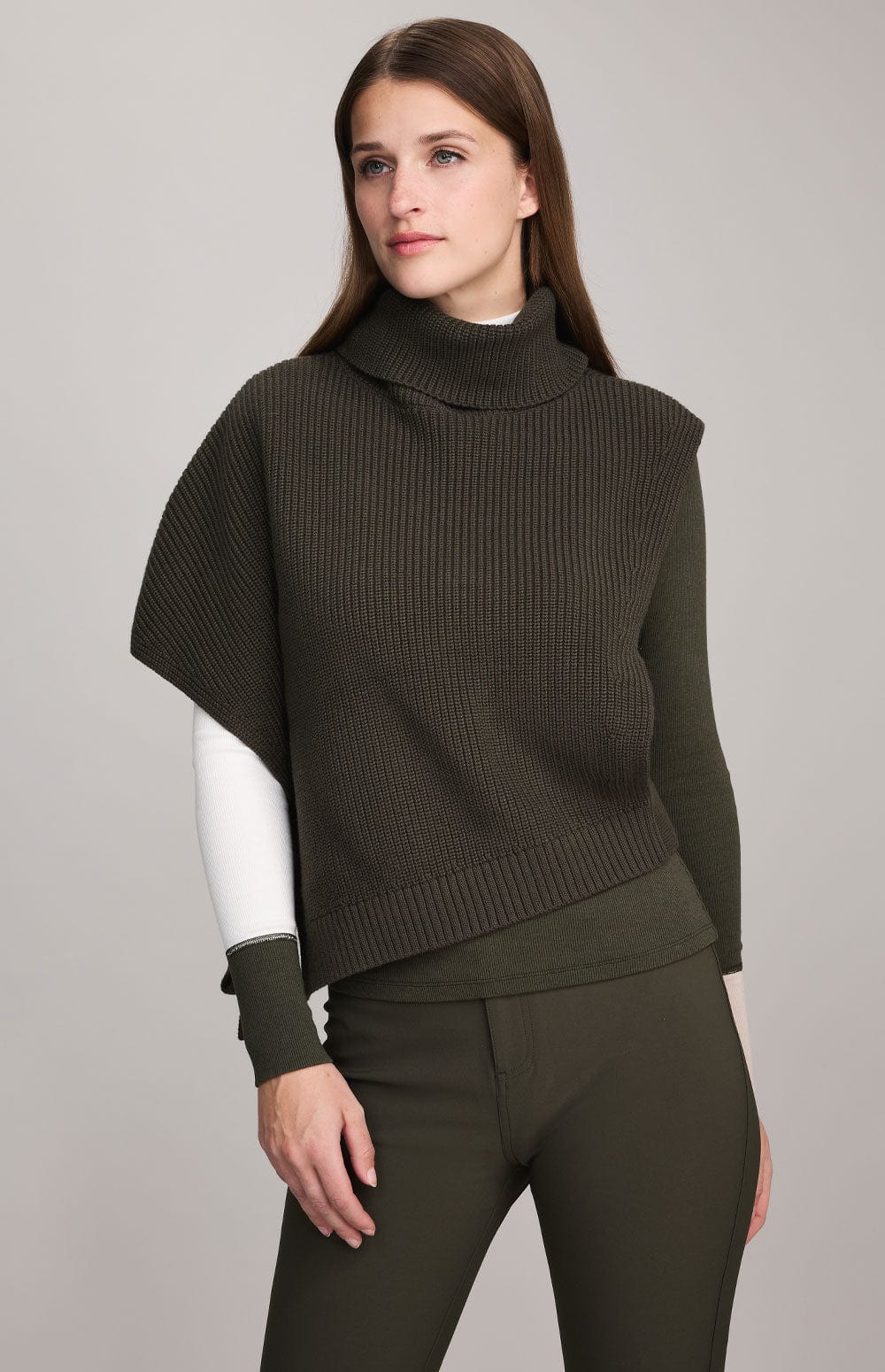 ANR Womens Sweater Akira Sweater Vest | Olive