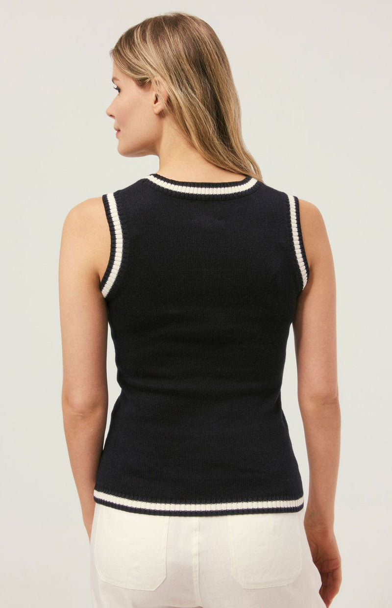 ANR Womens Sweater Quinn Sweater Vest  | Black