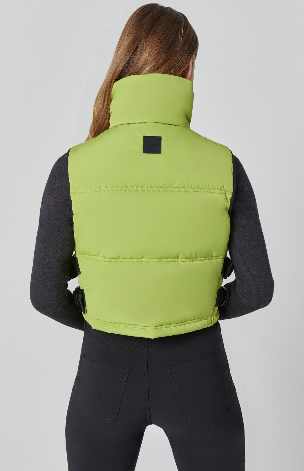 ANR Womens Vest La Vitesse Cropped Vest | Citron