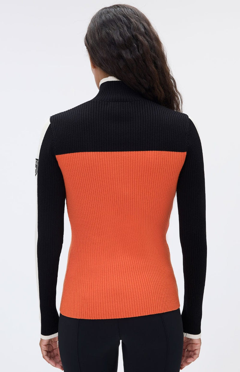 0 Womens Sweater Ali II Half -Zip Sweater | Tangerine