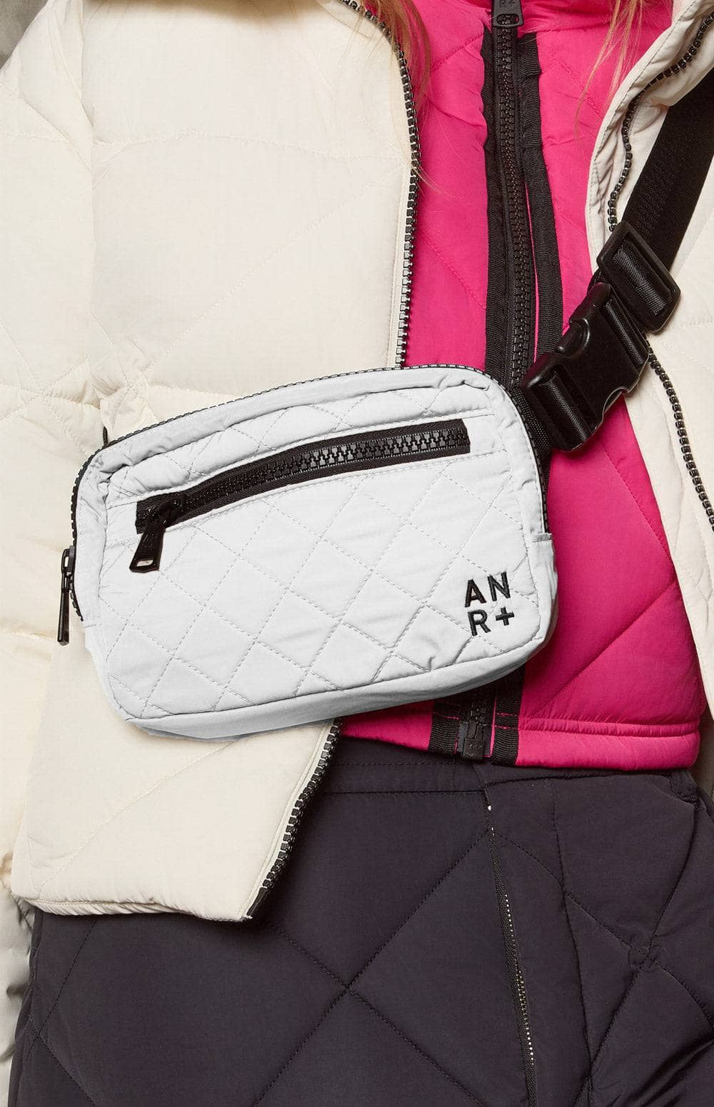 City Belt Bag | ANR | Accessory - Womens Quilted Belt Bag  Alp N Rock Accessories City Belt Bag | Silver