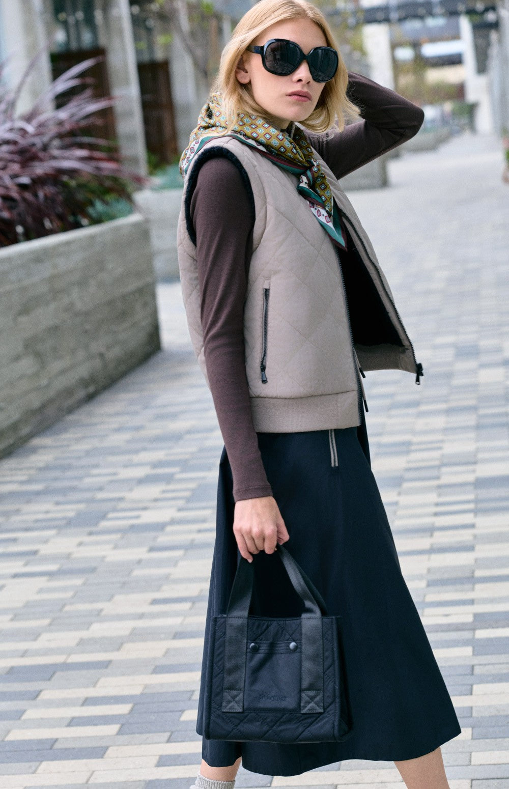 Alp N Rock Mini Tote Bag, black mini tote bag for women