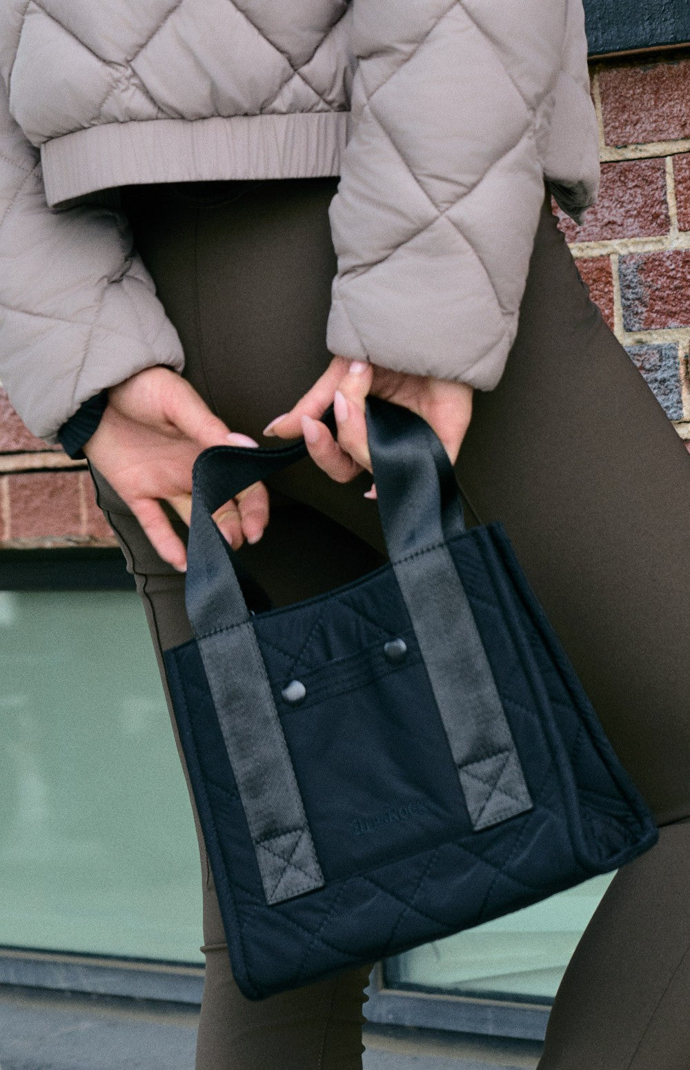 Alp N Rock Mini Tote Bag, black mini tote bag for women