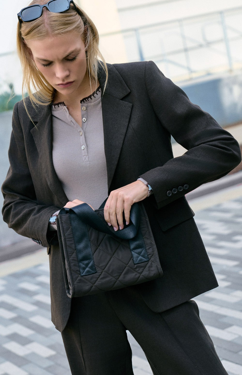 Alp N Rock Mini Tote Bag, dark coffee mini tote bag for women