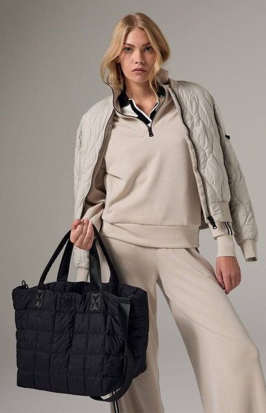 ★ANOETIC★ ANC QUILTING TOTE BAG_BLACK Designer fashion, Seoul-fully created | W Concept