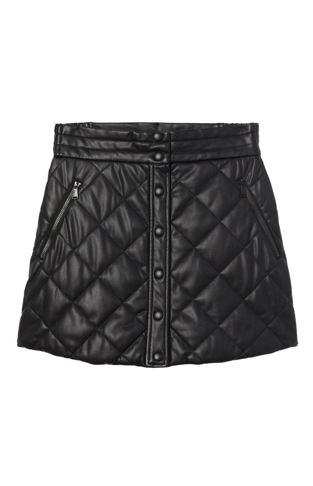 Louna quilted faux leather skirt best sale