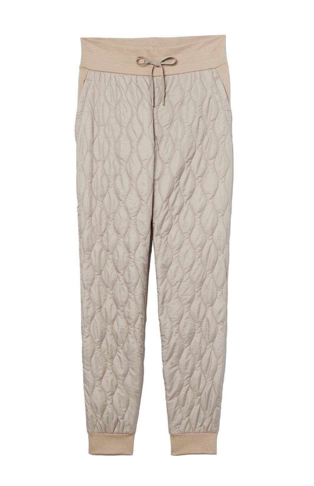 Finley Quilted Jogger Pant | Stone | ANR | Womens Alp N Rock Bottoms Finley Quilted Jogger Pant | Stone