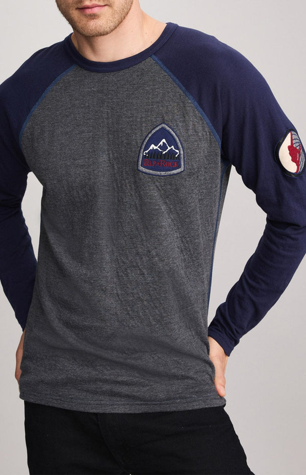 Alp N Rock Mens Crew Shirt Nico Men's Crew | Heather Black