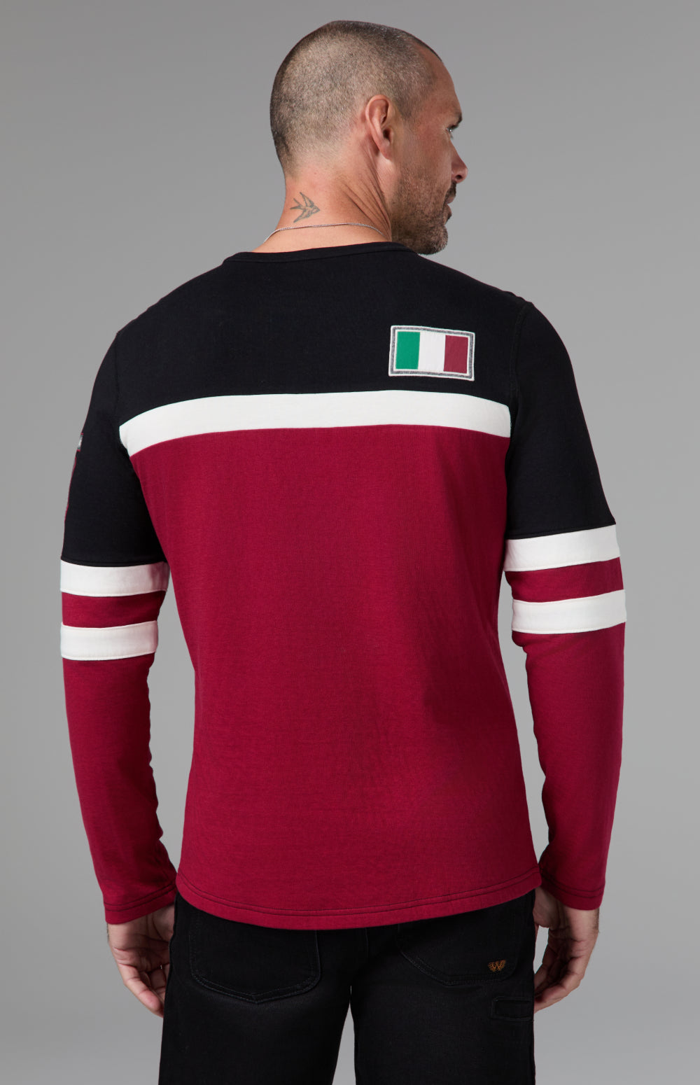 Cortina Downhill Ski Crew, Black | Alp N Rock Alp N Rock Mens Shirt Cortina Downhill Ski Crew  | Black