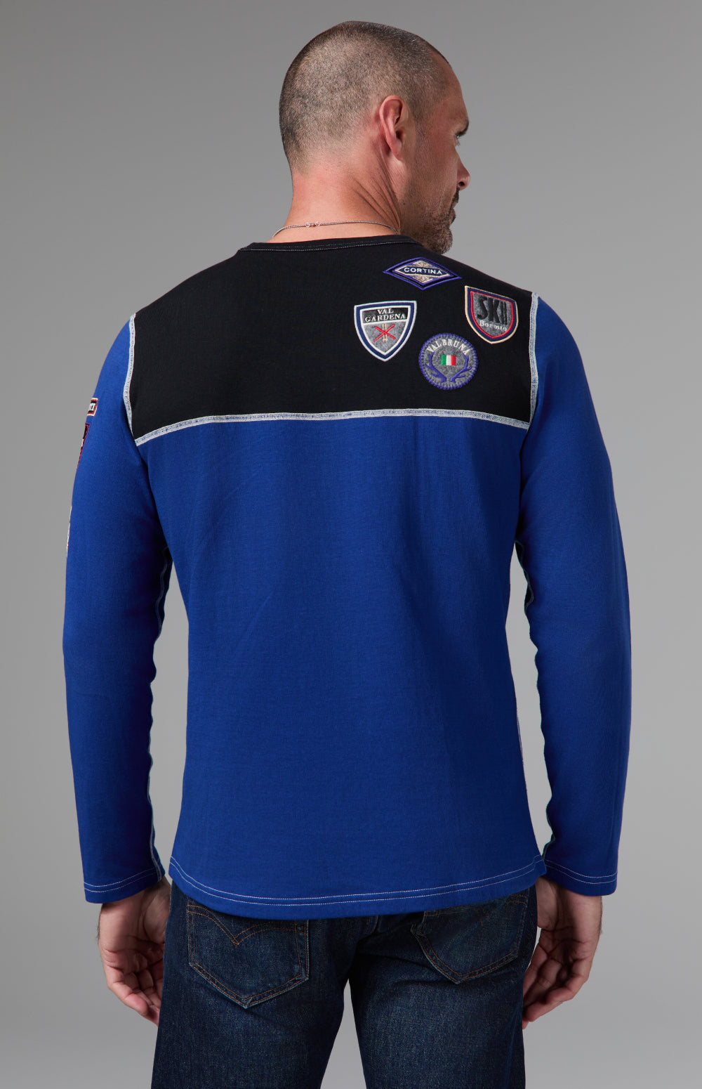 Peroni Men's Crew, Dark Blue | Alp N Rock Alp N Rock Mens Shirt Peroni X Alp N Rock Crew I Peroni Dark Blue