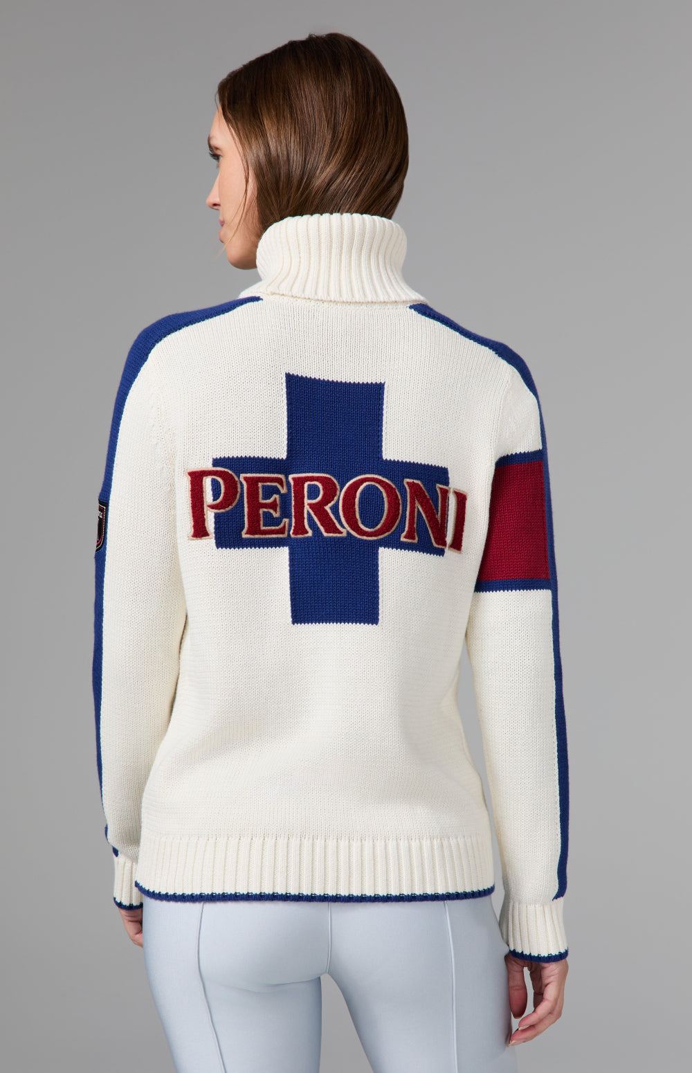 Peroni X Alp N Rock Unisex Stripe Pullover | Ivory Alp N Rock Mens Shirt Peroni X Alp N Rock Unisex Stripe Pullover | Ivory