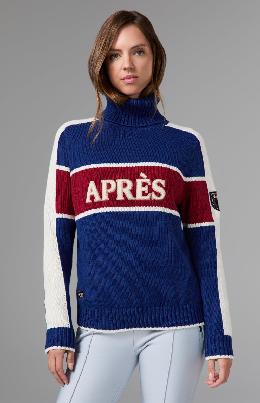 Peroni Unisex Stripe Pullover, Dark Blue | Alp N Rock Alp N Rock Mens Shirt Peroni X Alp N Rock Unisex Stripe Pullover | Peroni Dark Blue