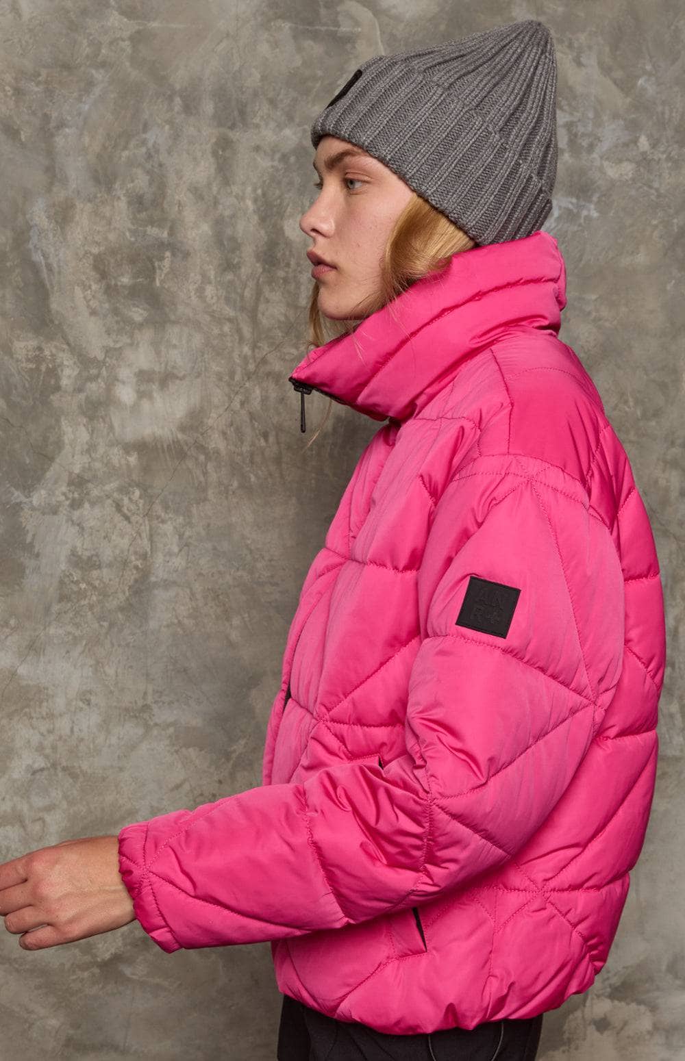 Alta Puffer Jacket by Alp N Rock, Women's Pink Puffer Jacket With Eco-Down Filling