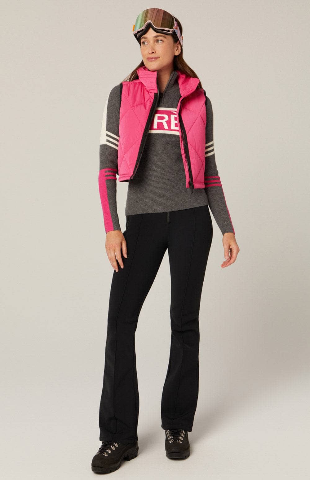 La Vitesse II Cropped Vest, Pink | ANR | Women's Vest Alp N Rock Outerwear La Vitesse II Cropped Vest | Pink