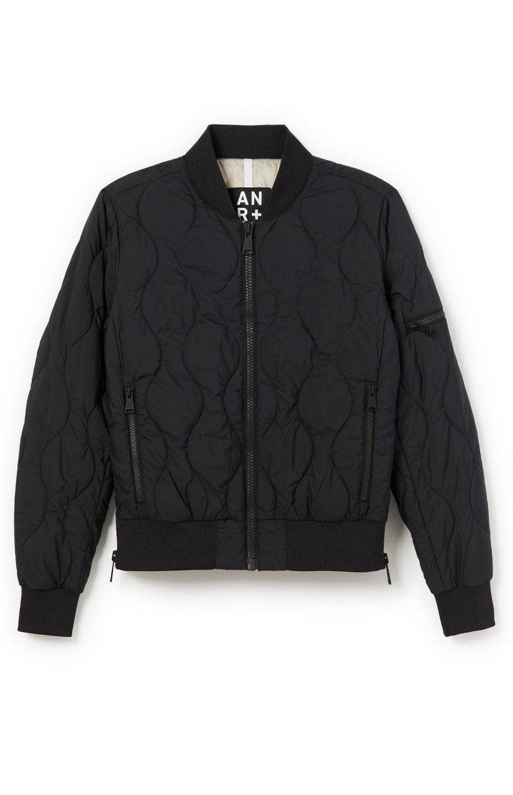 Metro Bomber Jacket by Alp N Rock, Women's Black Bomber Jacket With Quilting