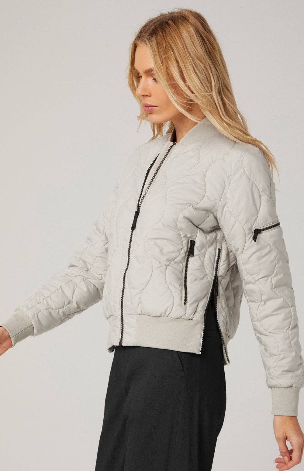 Metro Bomber Jacket | ANR | Jackets - Womens Bomber Jacket Alp N Rock Outerwear METRO II BOMBER JACKET | Stone