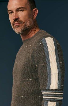Adam Crew Neck Sweater Heather Grey
