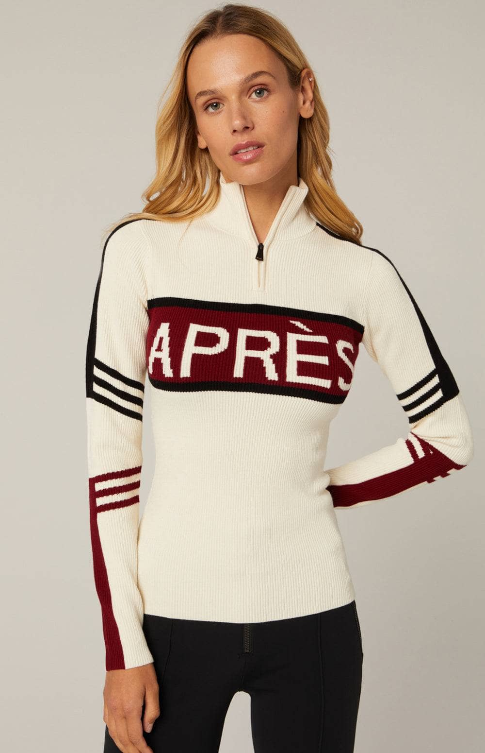 Kate 1/2 Zip Sweater | ANR | Sweaters - Apres Ski 1/2 Zip  Alp N Rock Sweater Kate 1/2 Zip Sweater | Ivory